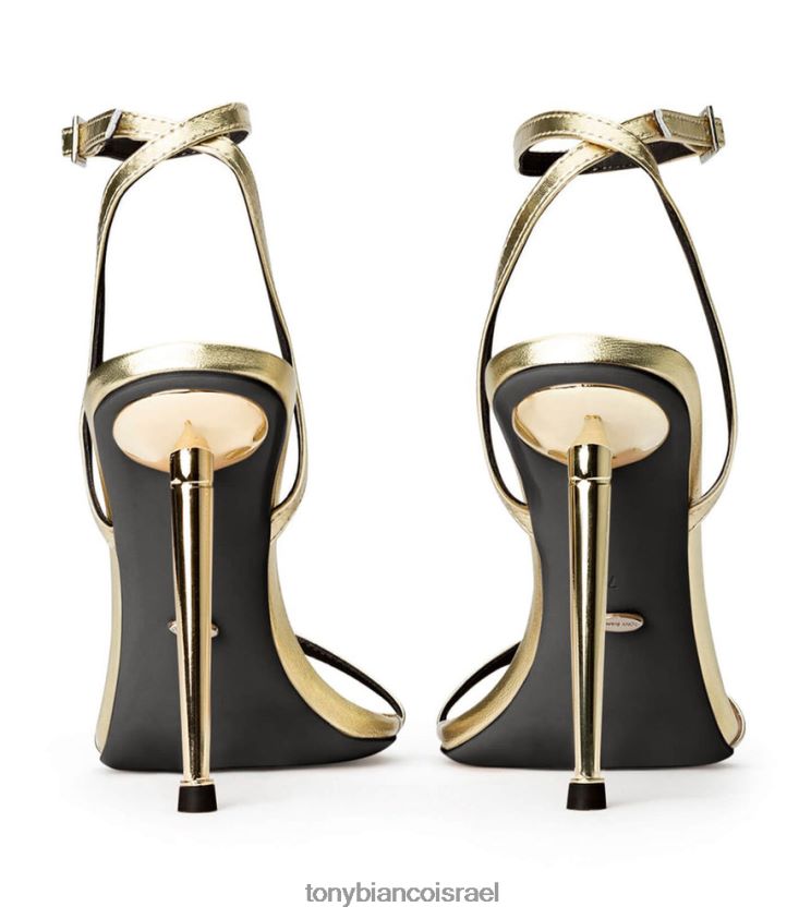 נעלי עקב | נשים נאפה זהב מתכתי Tony Bianco עקבי מירה 8BNR8T103